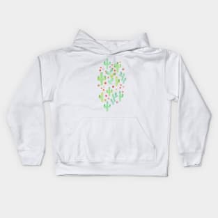 Watercolor Cacti Kids Hoodie